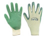 SAS Safety SAS6639 Cotton/Poly Knit with Green Latex Coated Palm Gloves, X-Large
