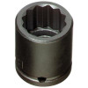 Proto PRO7424 Proto J 1/2-Inch Drive Impact Socket, 3/4-Inch, 12 Point