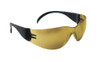 SAS Safety SAS5344 NSX Eyewear with Polybag, Gold Mirror Lens/Black Temple