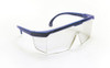 SAS Safety SAS5267 Hornets Eyewear with Polybag, Clear Lens/Blue Frame