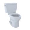 Toto CST743S#01 Drake 1.6 GPF Round 2 Piece Toilet with E-Max Flush System Toilet Finish: Cotton, Trip Lever Orientation: Left-Hand.