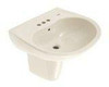 Toto LHT241.4G#11 SUPREME 4" CENTER LAV & SHRD TOTO LHT241.4G#11 Supreme Wall Mount Lavatory wit