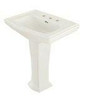 Toto LPT780.8#01 CLAYTON 8" CENTER LAV & PED TOTO LPT780.8#01 Clayton Lavatory and Pedestal wi