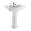 Toto LPT780.8#01 CLAYTON 8" CENTER LAV & PED TOTO LPT780.8#01 Clayton Lavatory and Pedestal wi