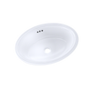 TOTO® Rendezvous® Oval Undermount Bathroom Sink with CEFIONTECT, Colonial White - LT579G#11