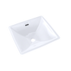 Toto LT624G#01  Legato 17 Inch X 15 Inch Undercounter Lavatory With Sanagloss, Cotton White