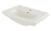 Toto LT780#01  Clayton 1-Hole Trad Lavatory, Cotton White