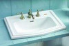 Toto LT781#01 LT781-01 Clayton Self Rimming Single Hole Lavatory, Cotton
