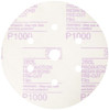 3M MMM1069 0 Hookit 6" P1000 Grit Dust-Free Finishing Film Disc