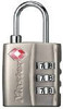 MASTERLOCK MSL4680DNKL MASTERLOCK TSA-Accepted Set-Your-Own Combination Lock, Nickel