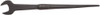 Martin Sprocket & Gear MRT209A Martin High Carbon Steel 1-1/2" Opening 15 Degree Angle Construction Wrench, 19" Overall Length, Industrial Black Finish
