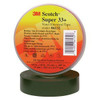 3M MMM6130 Scotch Super 33 Plus Vinyl Plastic Electrical Tape Black - -