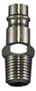 Milton Industries MILS762-1 Milton S-762-1 3/8" MNPT V Style High Flow Steel Plug - Pack of 2