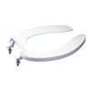Toto SC534#01  ELONG COMMERCIAL TOILET SEAT Commercial Injection molded with a rugged, heavy