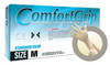 Disposable Gloves, Comfort Grip Powder Free Standard Latex Examination Gloves - Medium, Box of 100 Microflex MFXCFG900M