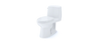 Toto MS854114ELG#01 K- Eco UltraMax 1.28 GPF Elongated ADA Toilet with Slow Close Seat, Cotton, 1-Piece