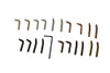 Lisle LIS49460 Snap Ring Pliers Tip Set - 10 Pair