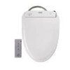 Toto SW583#01 Washlet S350e Round Bidet Toilet Seat with Auto Open and Close and ewater+ Sanitization, Cotton White -