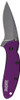 Kershaw KER1620PUR Scallion, Purple (), 2.4” Bead-Blasted 420HC Steel Blade, Anodized Aluminum Handle, SpeedSafe Assisted Opening with Flipper, Liner Lock, Tip-Lock, Single-Position Pocketclip 2.5 OZ
