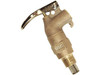 Justrite JUS08902 0 3/4'' NPT Rigid Brass Faucet