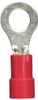 The Best Connection JTT2021H JT & T Products () - 8 AWG 5/16" Stud, Heavy Duty, Vinyl Insulated Ring Terminals, Red, 4 Pcs.