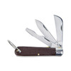 Klein Tools KLE1550-6 3-Blade Pocket Knife - Carbon Steel Sheepfoot, Spearpoint, and Screwdriver-Tip Blades