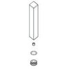Toto THU4286#CP  Handle Assembly for Lloyd Shower Faucet, Polished Chrome