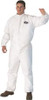 Kimberly Clark KCC46004 KLEENGUARD* A30 BREATHABLE SPLASH AND PARTICLE PROTECTION COVERALLS, FRONT ZIPPER WITH 1 IN. FLAP, WHITE, EXTRA LARGE