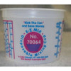 E-Z Mix EZX70064 EMX-L 2-Quart Plastic Mixing Cup Lids, Box Of 50