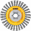 DeWalt DWTDW4930 4-Inch by 5/8-Inch-11 Full Cable Twist Wire Wheel/Carbon Steel .020-Inch