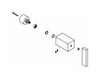 Kohler 1115121-CP 1115121 Replacement Assembly, Handle, Polished Chrome