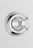 Toto TS220D#BN  Vivian Two-Way Diverter Trim with Off-Cross Handle, Brushed Nickel
