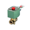 ASCO 280023 -120/60,110/50 Brass Body Hot Water and Steam Direct Acting Miniature Valve, 1/4" Pipe Size, 2-Way Normally Closed, PTFE Sealing, 5/32" Orifice, 0.52 Cv Flow, 120V/60 Hz, 110V/50 Hz