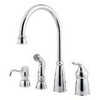 Pfister GT26-4CBC Avalon 1-Handle Kitchen Faucet with Side Spray and Soap Dispenser