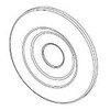 Pfister 960-045A Pfister ROUND WALL FLANGE CR Polished Chrome