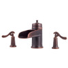 Pfister RT6-5YPU - Ashfield 2-Handle Roman Tub Waterfall Spout in Rustic Bronze (Valve and Handles not included) - Rustic Bronze