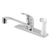 Pfister G134-3444 Pfirst Series 1-Handle Kitchen Faucet with Side Spray, Polished Chrome