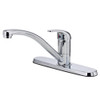Pfister G134-5000 PRICE ® PFIRST SERIES KITCHEN FAUCET, ONE HANDLE, NO SPRAY, POLISHED CHROME, 1.75 GPM, LEAD FREE 3562879
