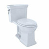 Toto MS814224CEFG#01  Promenade II One-Piece Elongated 1.28 GPF Universal Height Toilet with CeFiONtect, Cotton