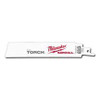 MILWAUKEE 2488118 & #174 12" 18 TPI The Torch & #8482 SAWZALL & #174 Blade (5 Pack)