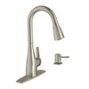 CSI 5923 Moen Align One-Handle Pre-Rinse Spring Pulldown Kitchen Faucet, Chrome
