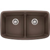 Blanco 442203  Valea 2.0 Low Divide 32x19 Café Brown Valea Equal Double Bowl with Low-Divide Café Brown