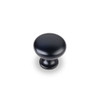 Hardware Resources 1-3/16" Diameter Zinc Die Cast Cabinet Knob. Packaged with one 8/32" x 1-1/8" screw. Finish: Matte Black. Madison Hardware Resources 3910-MB
