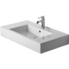 Duravit 329850087 0 - Furniture washbasin 85cm Vero white with OF, with TP, 3 TH,