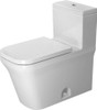 Duravit 2175010085  - One-Piece toilet P3 Comforts white SF,w.mech.,Siphon Jet,elong.HET,