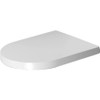 Duravit 20110000 00 - Seat and cover Compact ME by STARCK white, hinges ss, w/o automatic