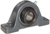 Browning VPLE-219 Pillow Block Ball Bearing, 2 Bolt, Eccentric Lock, Contact and Flinger Seal, Cast Iron, Inch, 1-3/16" Bore, 1-9/16" Base To Center Height