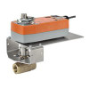 Belimo B219VS +NFBUP-X1 - 3/4", 2-Way,Brass Body, SS Trim, Cv30 with Spring Return,90 in-lb ,On/Off,24 to 240V (UP)
