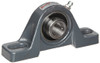Browning VPS-220 AH Pillow Block Ball Bearing, 2 Bolt, Air Handling Duty, Setscrew Lock, Contact and Flinger Seal, Cast Iron, Inch, 1-1/4" Bore, 1-7/8" Base To Center Height