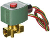 ASCO 8263H206LT -120/60,110/50 Brass Body Direct Acting/Pilot Operated Cryogenic Valve, 3/8" Pipe Size, 2-Way Normally Closed, PTFE Sealing, 7/32" Orifice, 0.73 Cv Flow, 120V/60 Hz, 110V/50 Hz